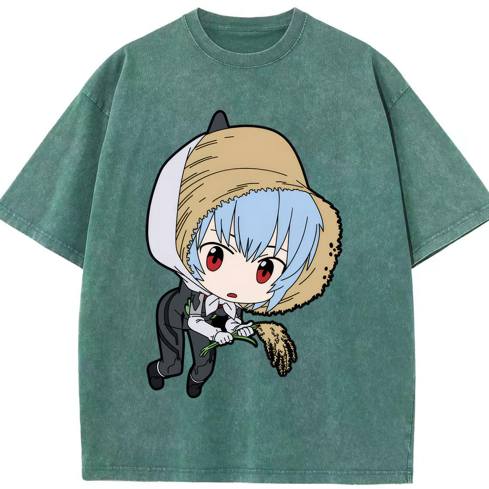 （画像用） EVA 新世紀エヴァンゲリオン 綿100% ヴィンテージ風 半袖Tシャツ（フロントプリント）